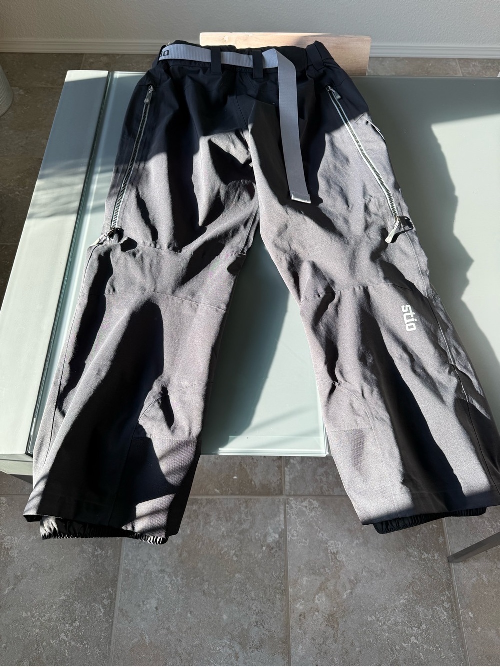 Stio Men’s Environ Hardshell Pants - Large Short - Abyss (Black)